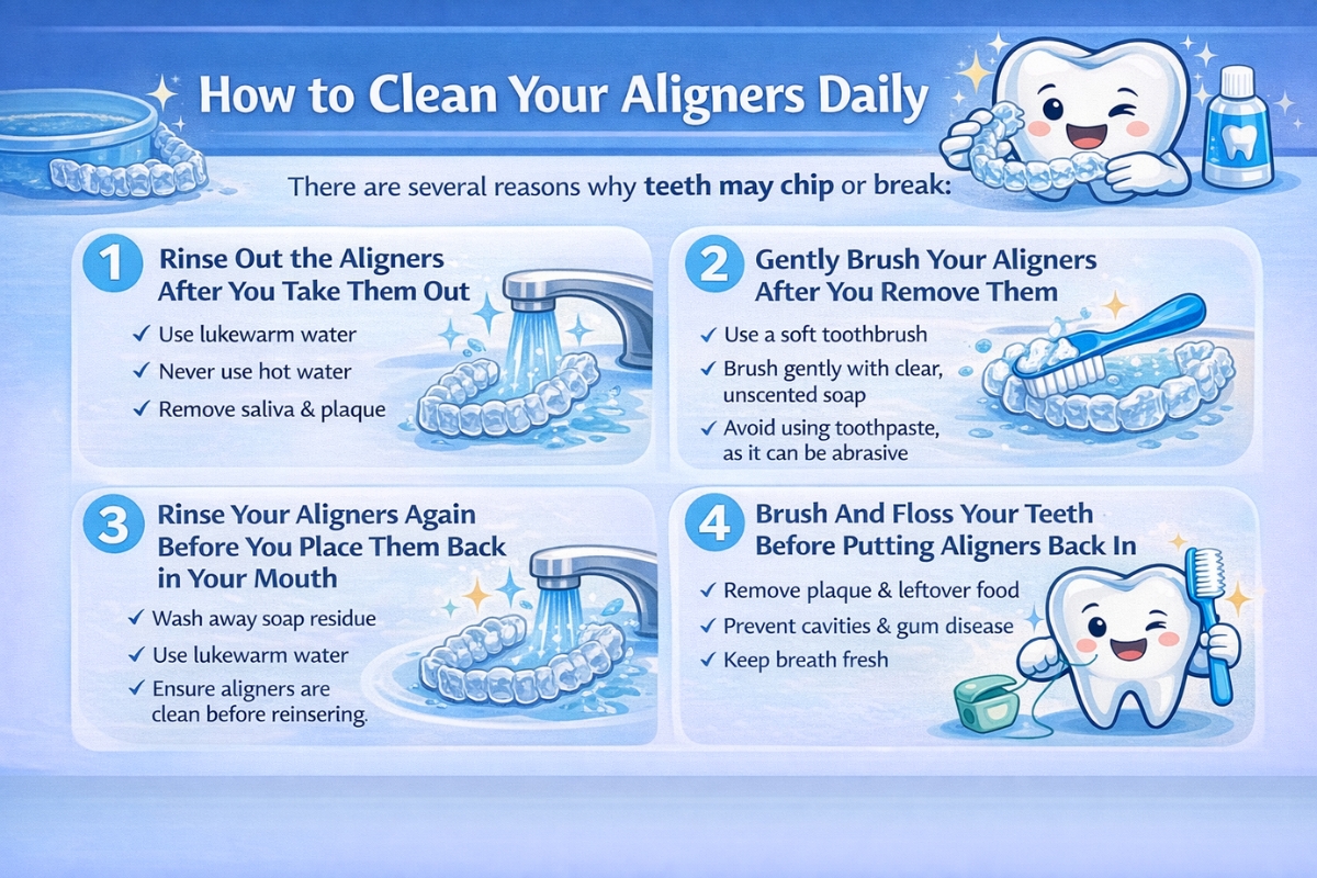 cleaning invisalign aligner case | Walnut Creek Aesthetic Dentistry