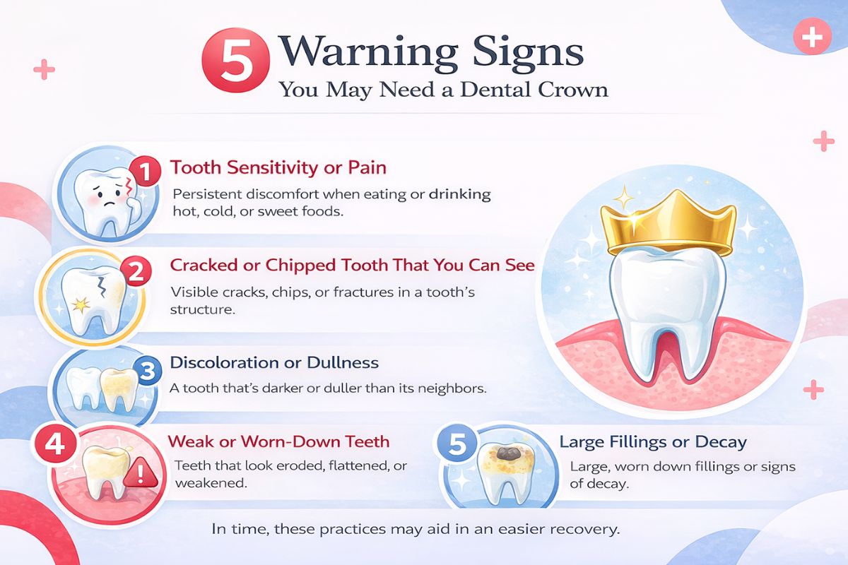 5 Signs you may need a dental crown in Walnut Creek CA